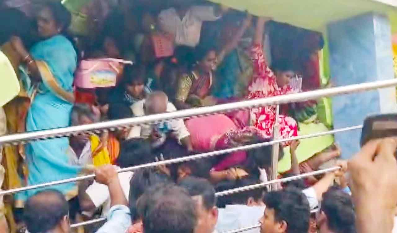 ‘Devotees rushed on their own,’ says Andhra temple priest after fatal stampede