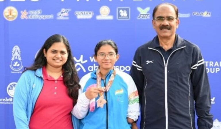 Telangana’s Pavani wins bronze at World Ability Sports Games