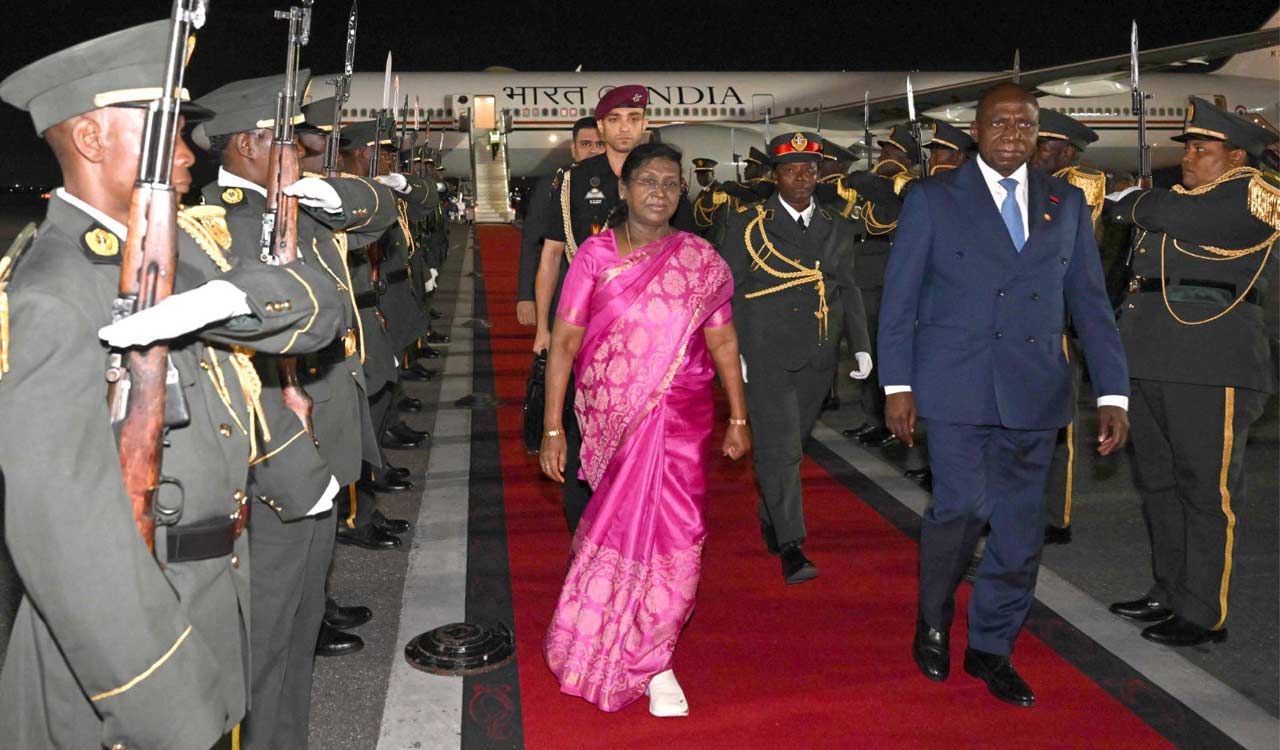 President Droupadi Murmu arrives in Angola to strengthen India-Africa partnership
