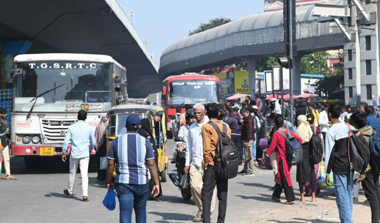 Commuters request for increase in RTC buses in Hyderabad