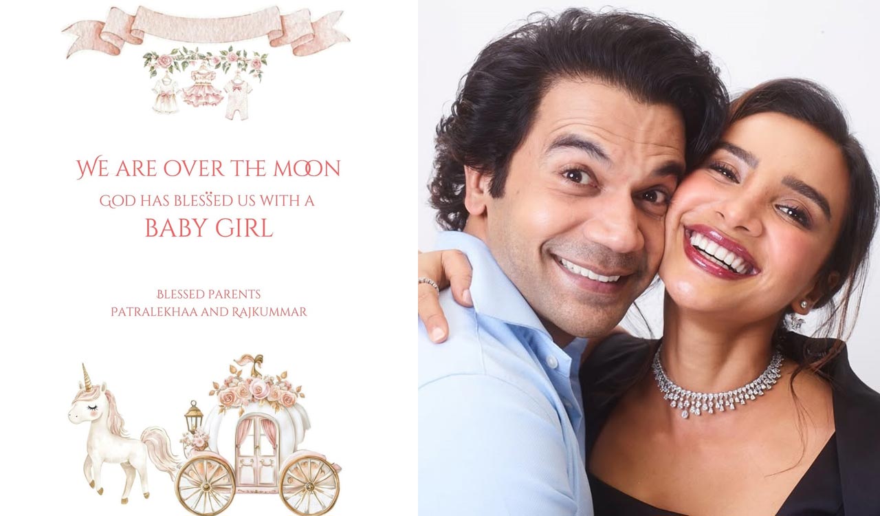 Rajkummar Rao and Patralekhaa welcome first baby girl on wedding anniversary
