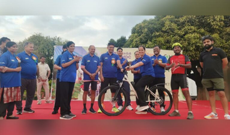 Rashtrapati Nilayam FRashtrapati Nilayam F1,200 cyclists join Rashtrapati Nilayam’s ‘Pedal for Planet’ ride in Secunderabad