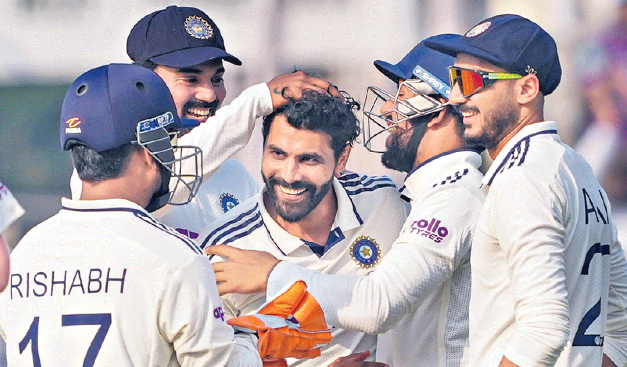 Ravindra Jadeja puts India on brink of victory against South Africa at Eden Gardens