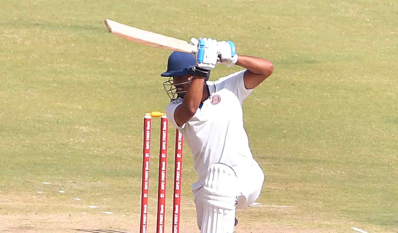 Abhirath’s century guides Hyderabad to four-wicket victory