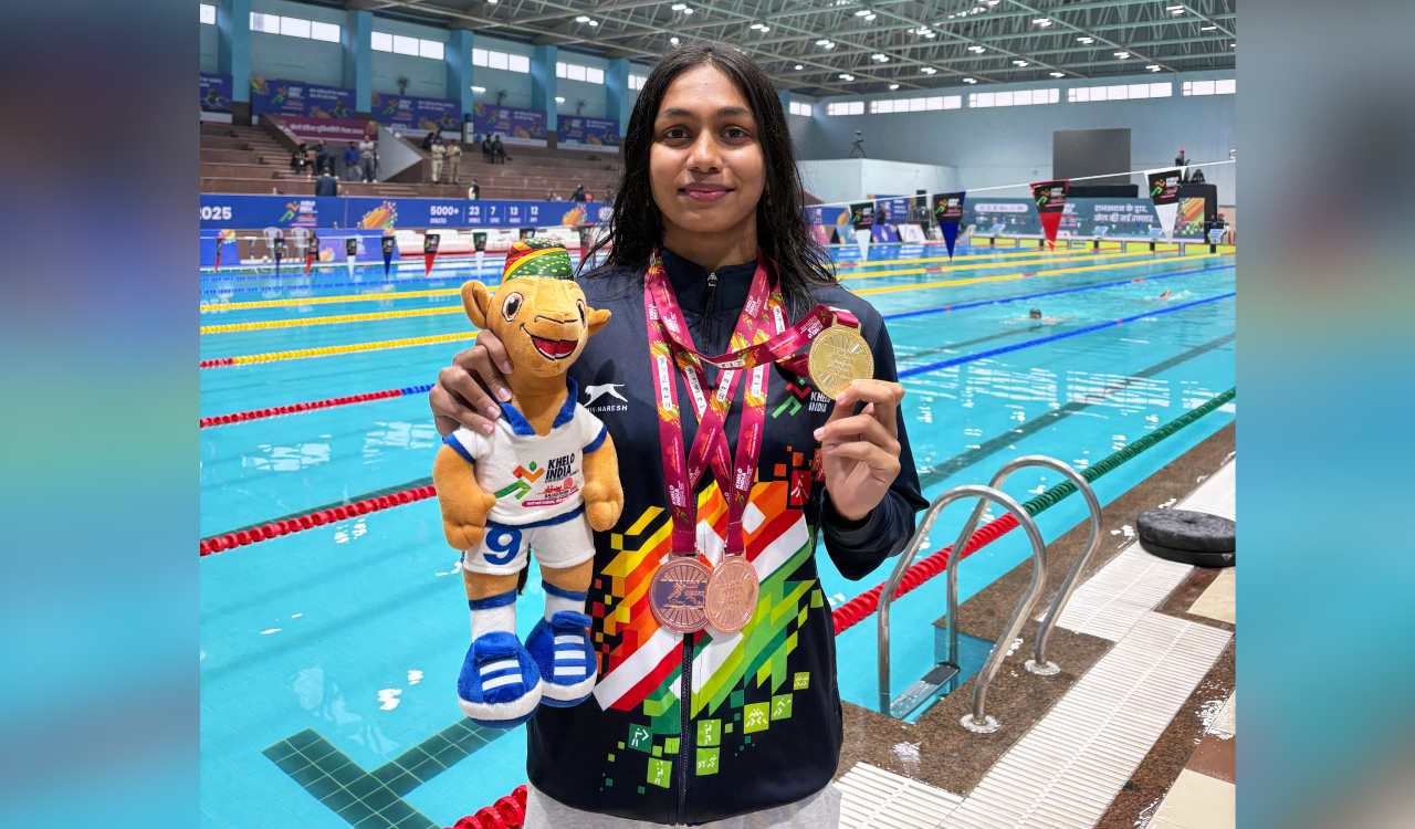 Rithvika shines with gold, two bronze at Khelo India University Games
