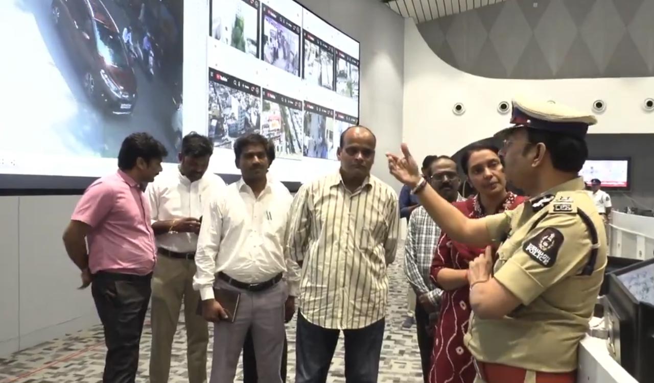 VC Sajjanar monitors Jubilee Hills bypoll through drone surveillance