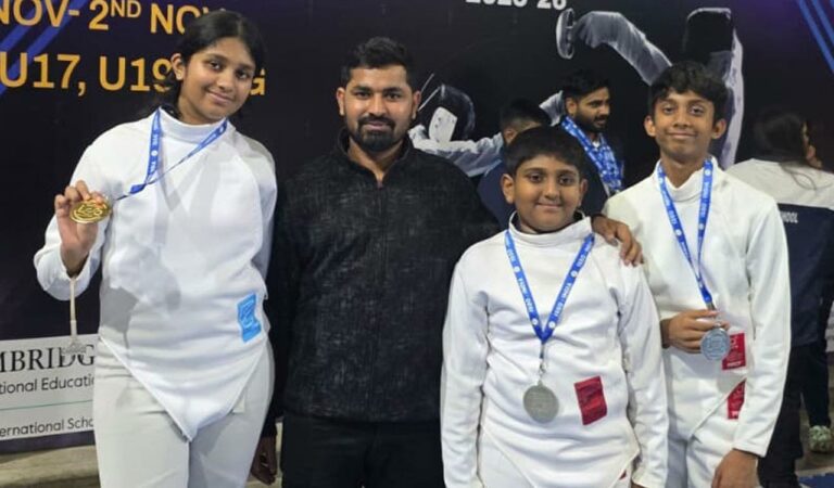 Samiksha Gariney clinches gold at ISSO fencing championship