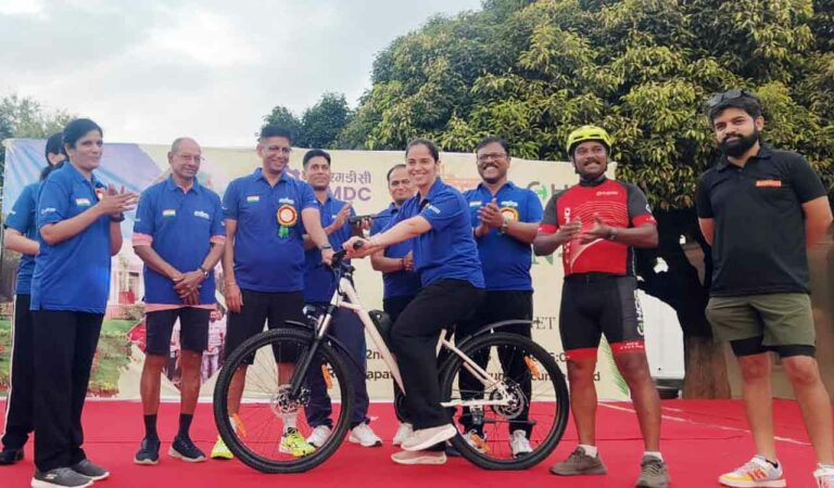 Team Telangana & Andhra Sub Area participates in ‘Pedal for Planet’ cycling event