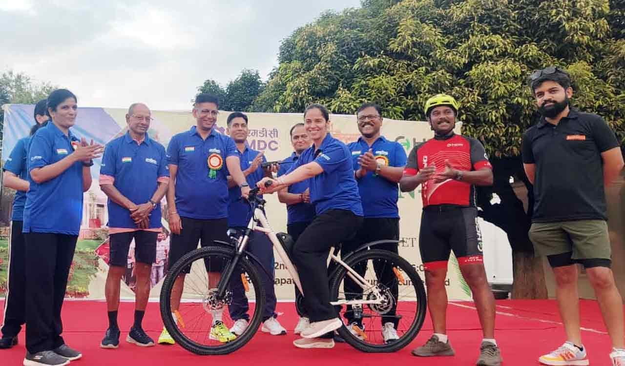 Team Telangana & Andhra Sub Area participates in ‘Pedal for Planet’ cycling event
