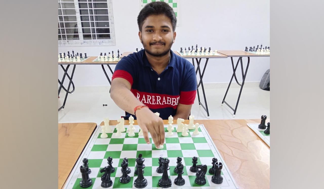 S Sri Charan wins Open Prize Money Chess Tournament in Hyderabad
