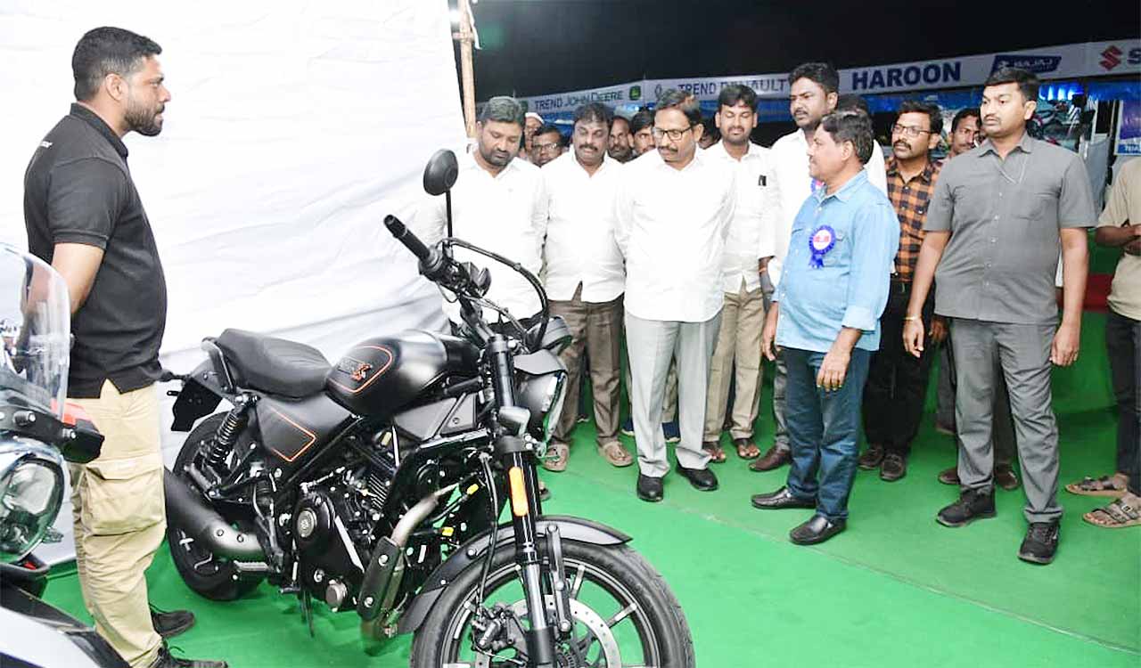 Telangana Today-Namaste Telangana auto show concludes with lucky draw winners