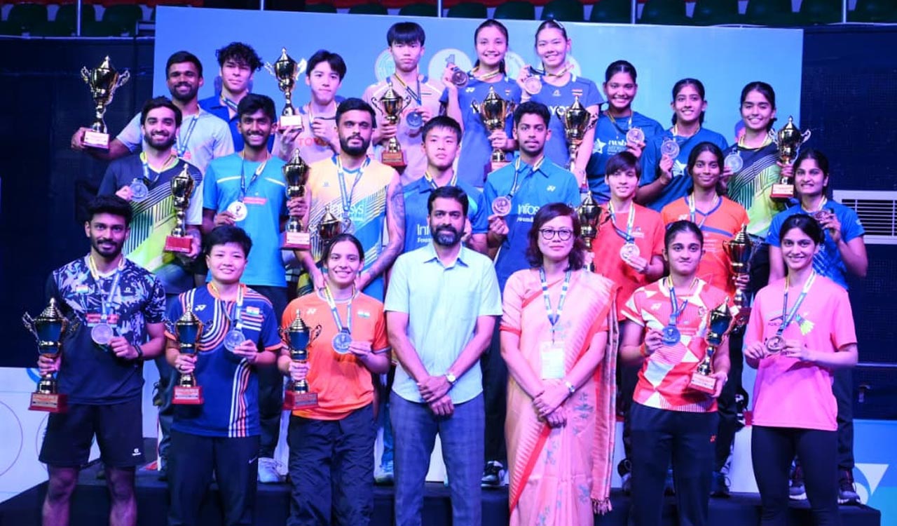 Ginpaul Sonna shocks Mithun Manjunath in Telangana Challenge International badminton championship final