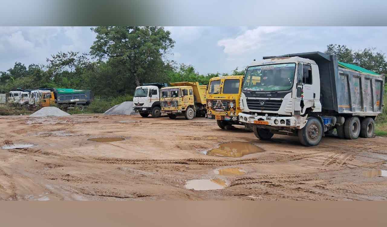 Overloaded gravel trucks from Medak quarries raise road safety concerns
