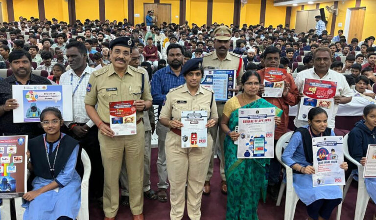Hyderabad police hold cyber awareness programme for students