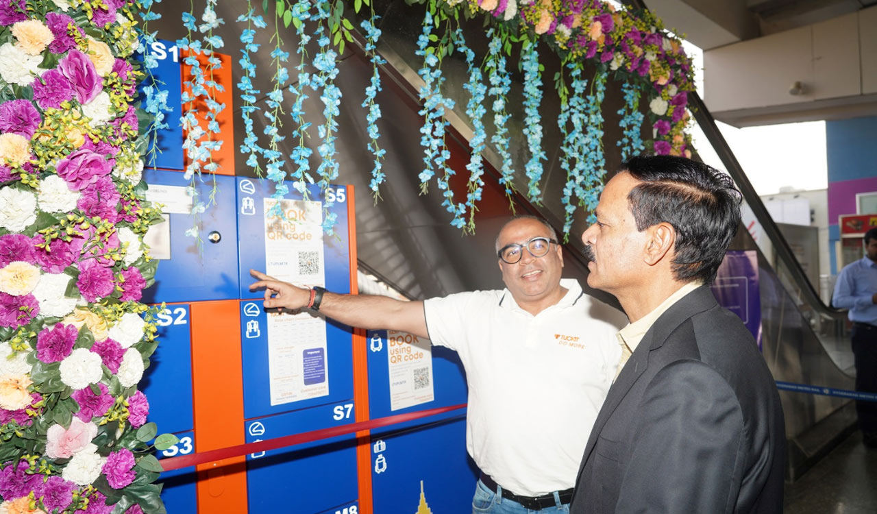Hyderabad metro introduces smart lockers for commuters