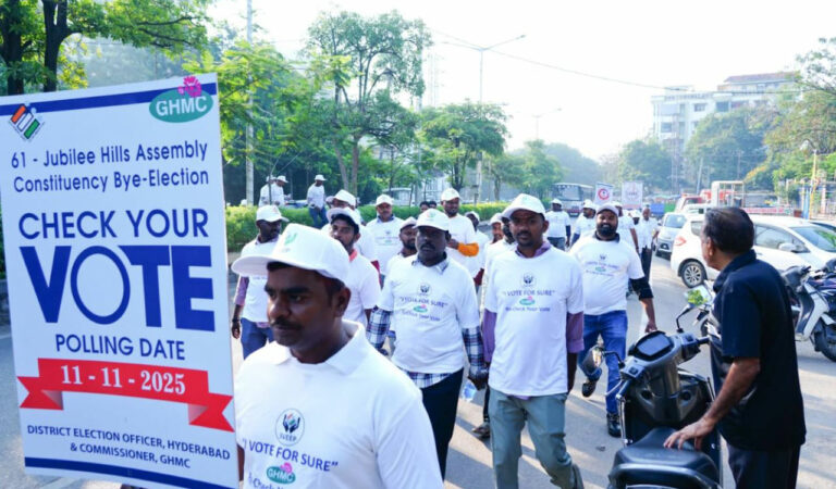 Drones to monitor Jubilee Hills bypoll as 407 polling centres gear up for Nov 11 polling, says DEO Karnan