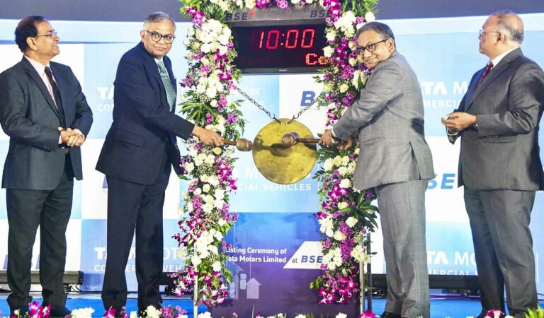 Tata Motors Commercial Vehicles listing a defining moment: N Chandrasekaran
