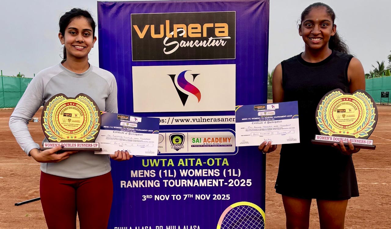 Hyderabad duo finish runners-up in AITA women’s doubles