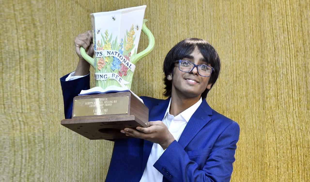 Hyderabad boy clinches top spot at prestigious Scripps Spelling Bee Championship
