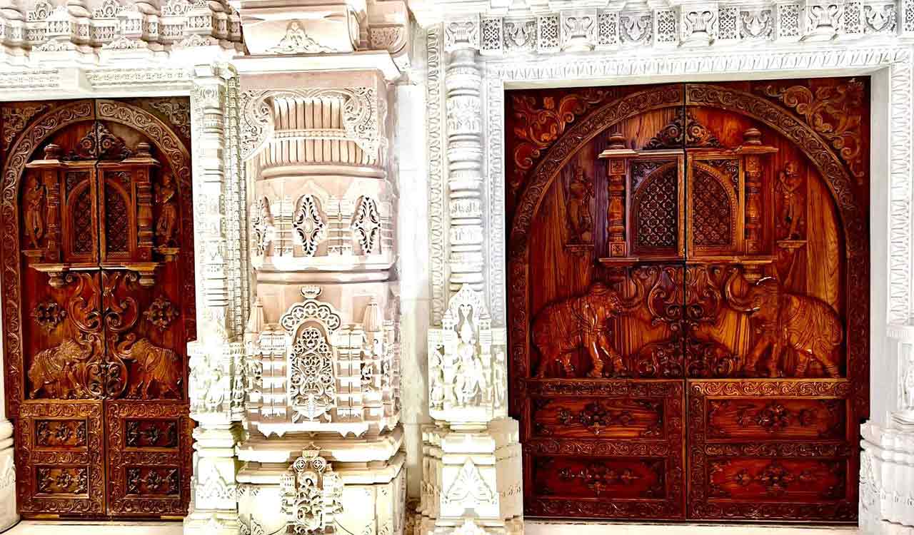 Hyderabad firm crafts 240 teak doors for Ayodhya Ram Mandir