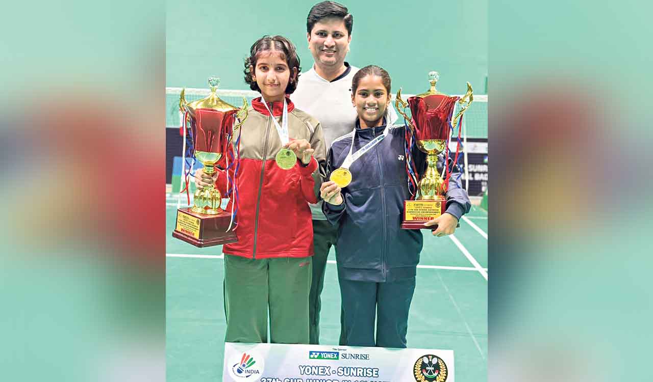 Sports briefs: Diya, Aabha win girls doubles sub-junior national badminton U-13 final