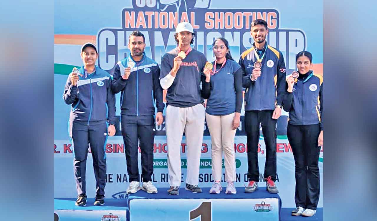 Anantjeet, Darshna win mixed team gold at National Shooting