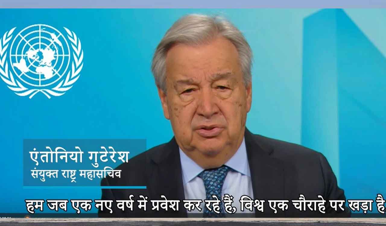 UN chief’s New Year message issued in Hindi, Urdu