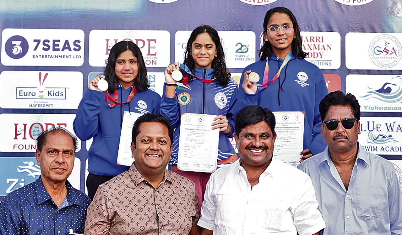 Pavani Sarayu wins 400m medley at South Zone aquatics championship
