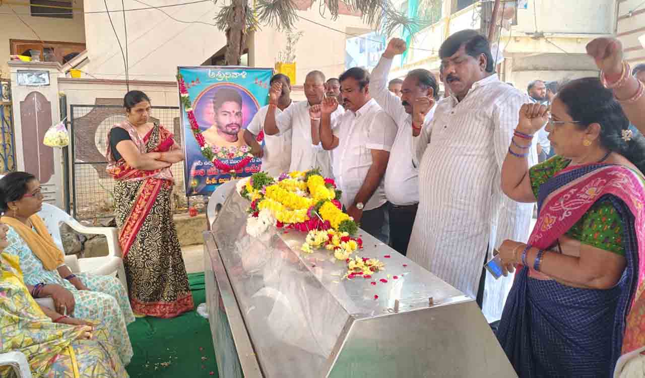Final rites of Sai Eshwar held amid tight security in Hyderabad