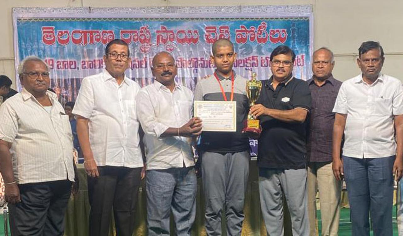 IM Dhruva Thota wins Telangana under-19 chess championship, to represent state at nationals