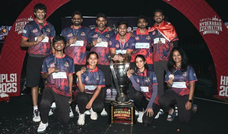 Mavericks beat All Stars in tie-breaker to win inaugural Hyderabad Pickleball League