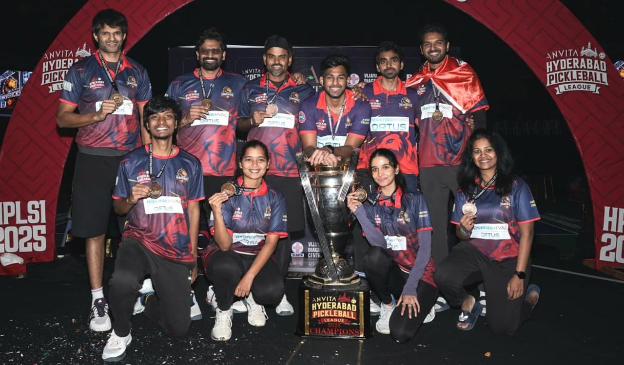 Mavericks beat All Stars in tie-breaker to win inaugural Hyderabad Pickleball League