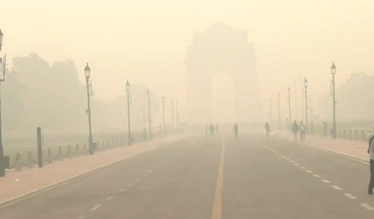 Delhi’s air quality improves slightly, now in ‘poor’ category
