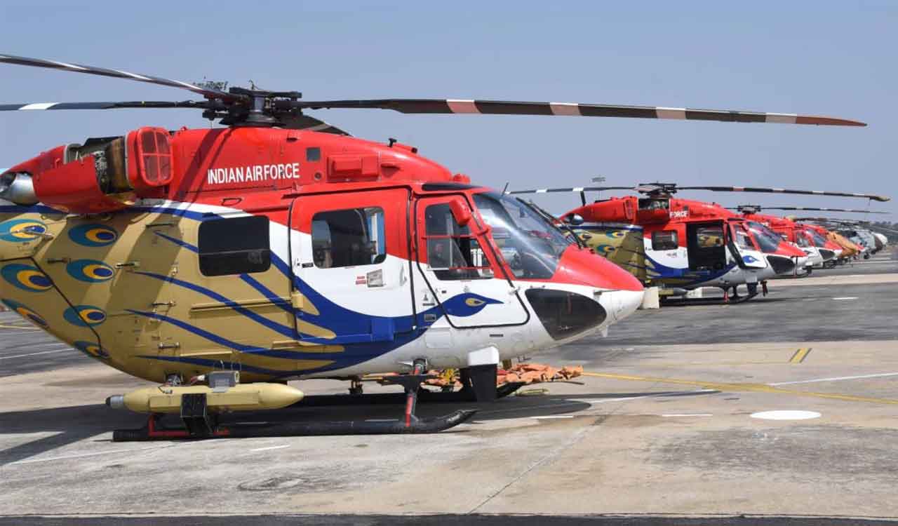 Union Civil Aviation Minister flags off next-generation helicopter Dhruv NG in Bengaluru