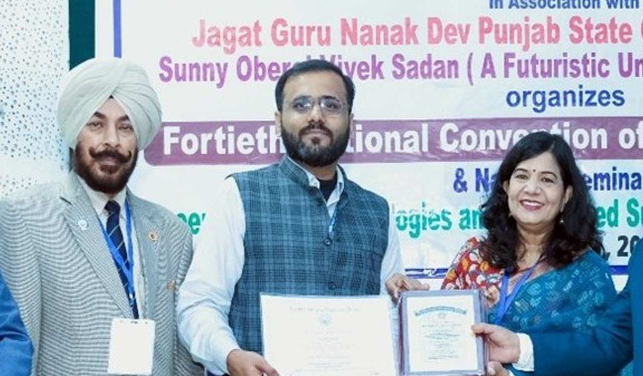 Hyderabad scientist wins IEI Young Engineer award 2025