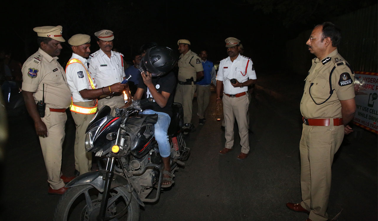 Hyderabad Police conduct pre-New Year checks