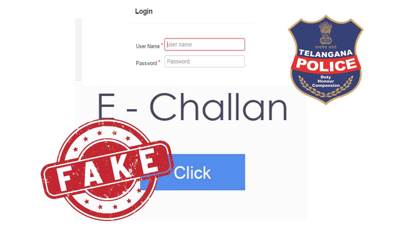 Cyber frauds target motorists with fake e-challan messages in Hyderabad