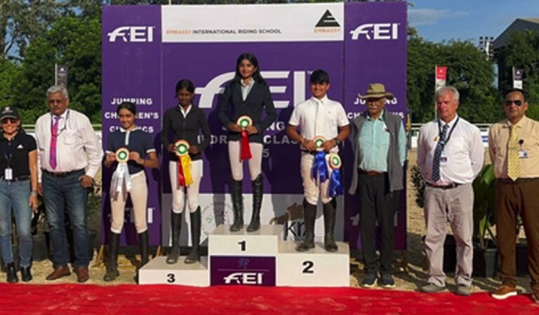 Team India wins gold in FEI Children’s Classic Silver Tour