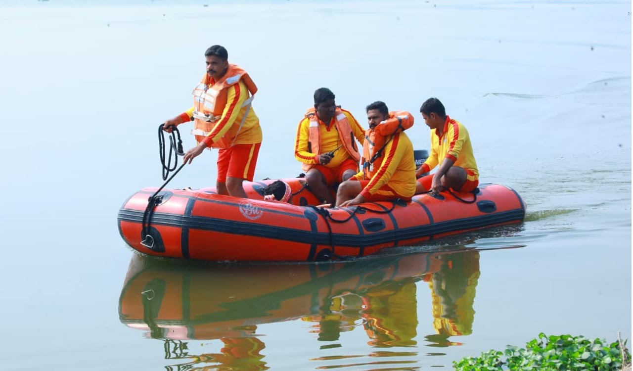 Telangana conducts statewide mock drill for floods and emergencies