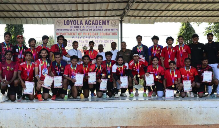 Anwar-ul-Uloom Degree College win Osmania University football title