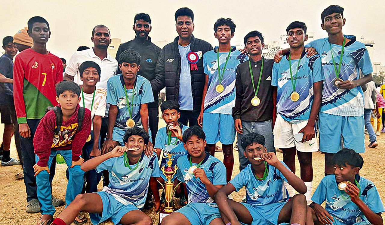Young Dynamos and Tony 7 shine in Hyderabad football tournament