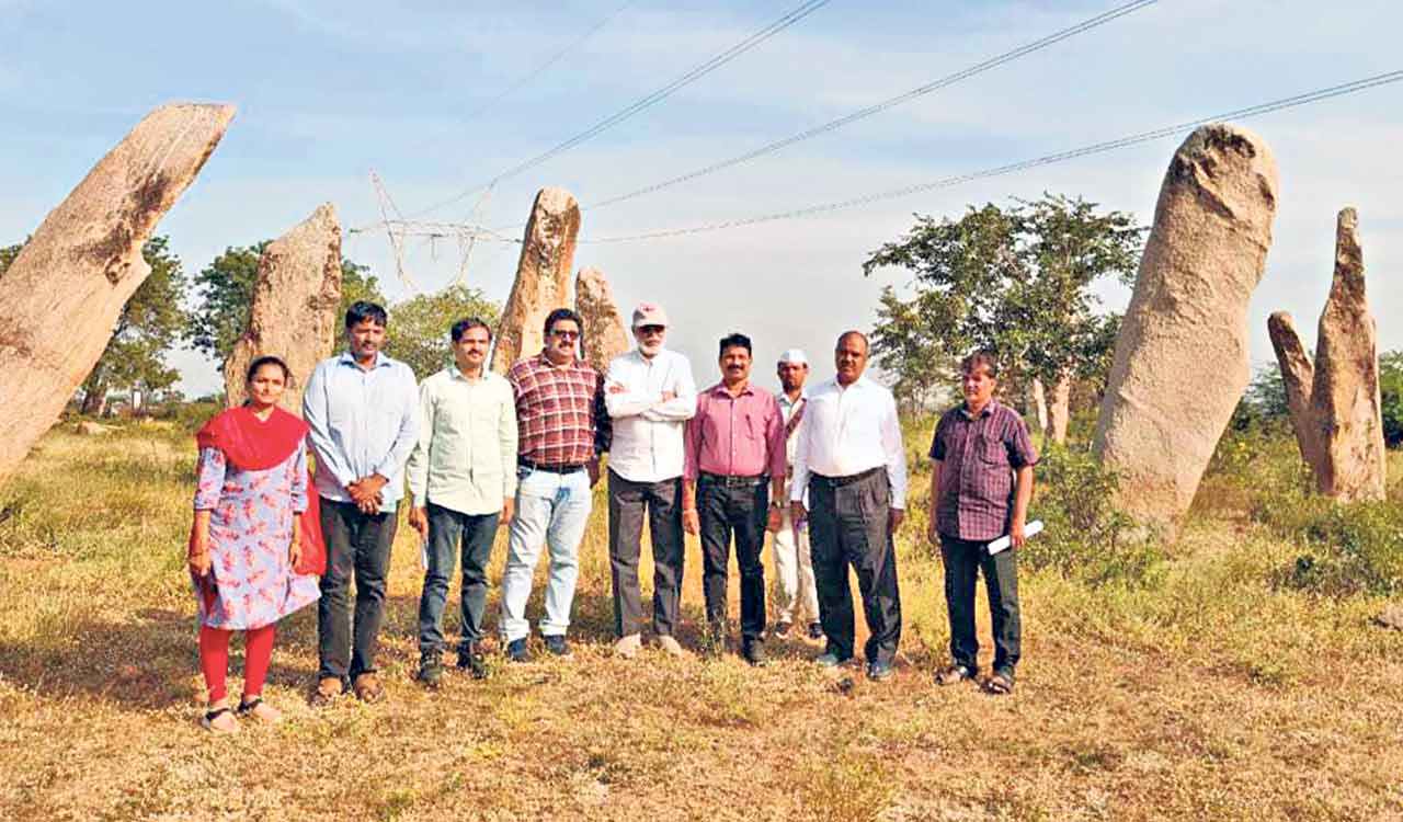 Mudumala Megalithic site conservation efforts begin in Narayanpet