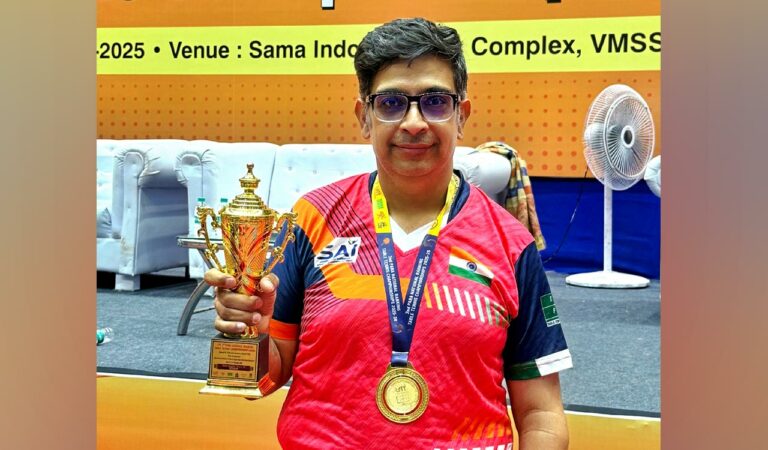 Telangana’s Hitesh Dolwani clinches Para National table tennis crown