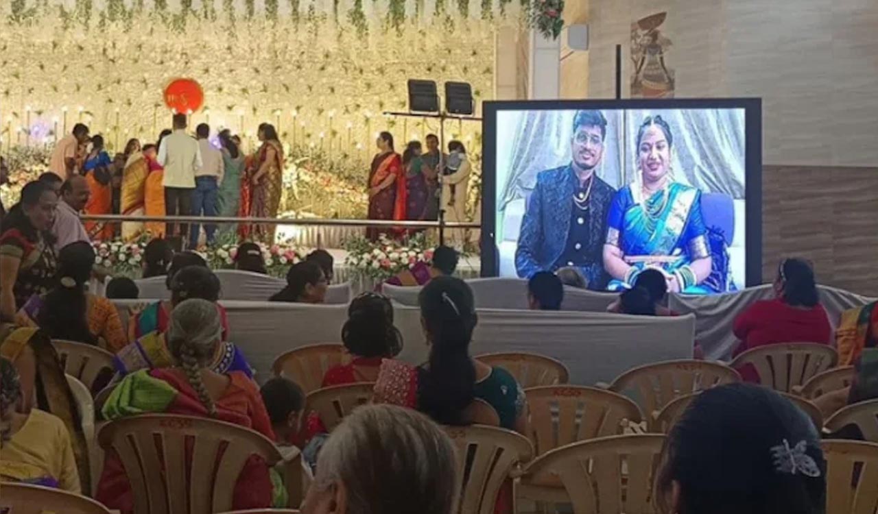 Techie couple attends own wedding reception through video call after IndiGo flight disruption