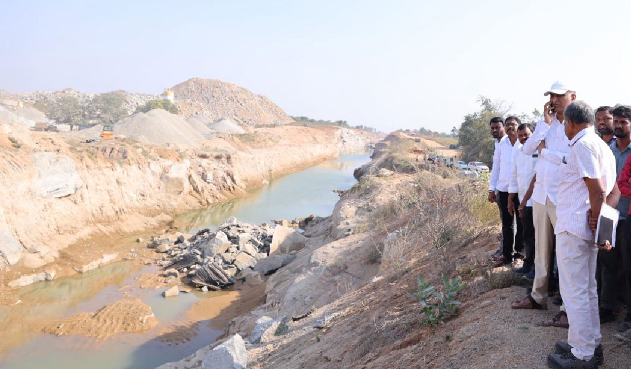 Ensure smooth supply of irrigation water for Yasangi in Siddipet: Harish