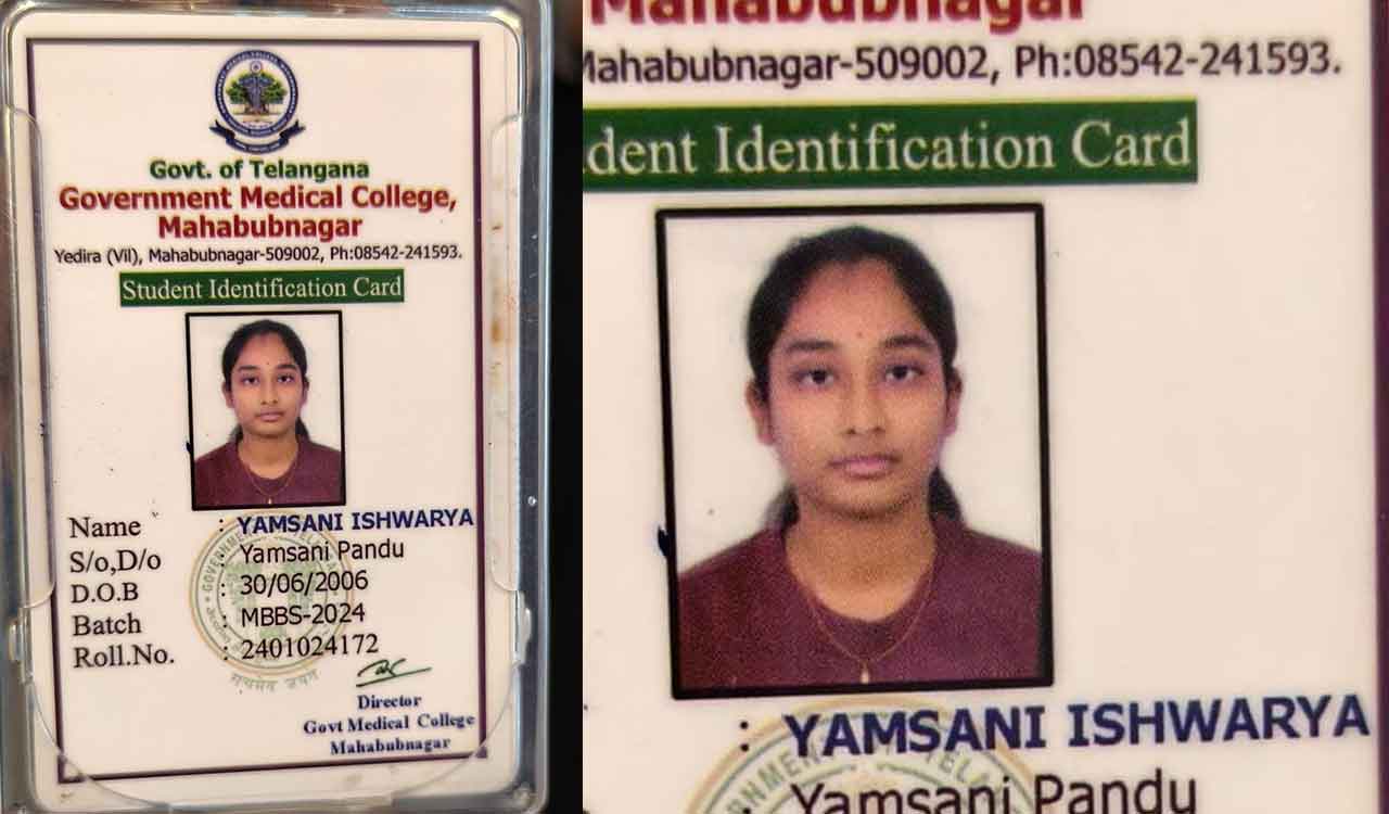 Final-year MBBS student killed, father injured in Hyderabad road accident