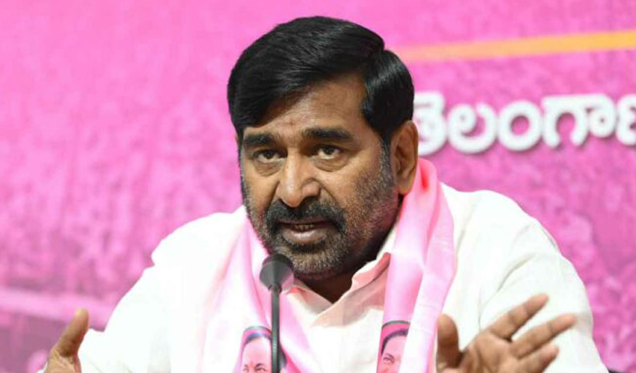 BRS MLA Jagadish Reddy demands Assembly presentation on river water issues