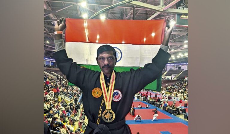 Telangana’s Jameel Khan bags gold in Toronto martial arts event