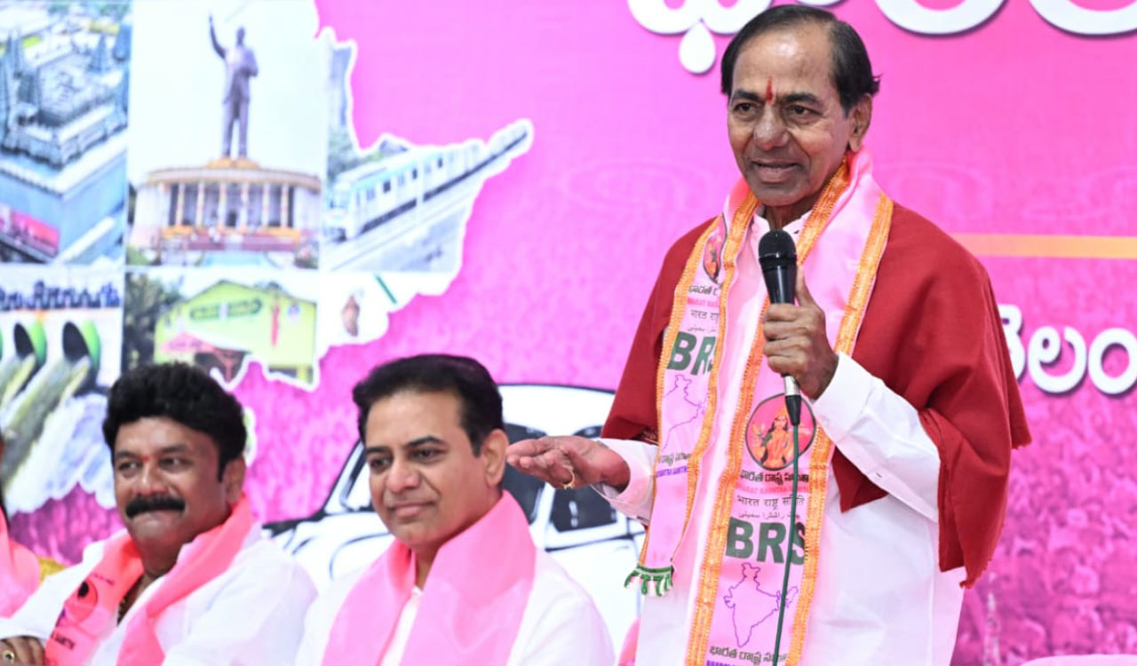 KCR targets Congress over Pharma City, calls Future City a real estate venture