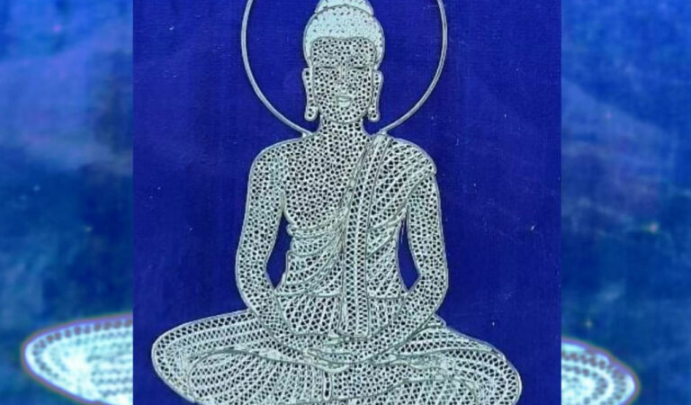 Karimnagar’s silver filigree artisans craft Buddha mementoes for global delegates